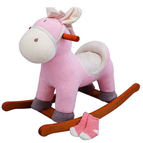 KIKIRon-Toys Schaukeltier Baby-Schaukelpferd-Kind-Fahrt auf Spielzeug -Kind Reitspielzeug - Reitpferd for 1-3 Jährige… – Bild 6