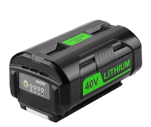 Batterie pour Ryobi 40V 6.0 Ah OP4050 de rechange pour éliminer les pannes de tondeuse