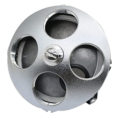 Microscope Four Hole Biological Microscope Objective Lens Adapter Revolving Nosepiece