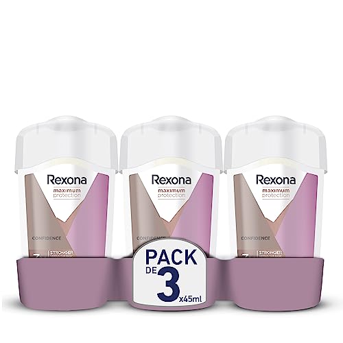 Rexona Deodorant Stick antiperspirant Confidence 96H 45 ml - förpackning med 3 st