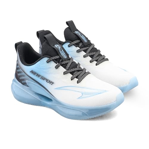 Image of ASIAN Quantum-27 Men's Sports Running Shoes with See-Through Air Sole, Memory Foam Comfort, Breathable Knit Upper & Stylish Athletic Performance Design