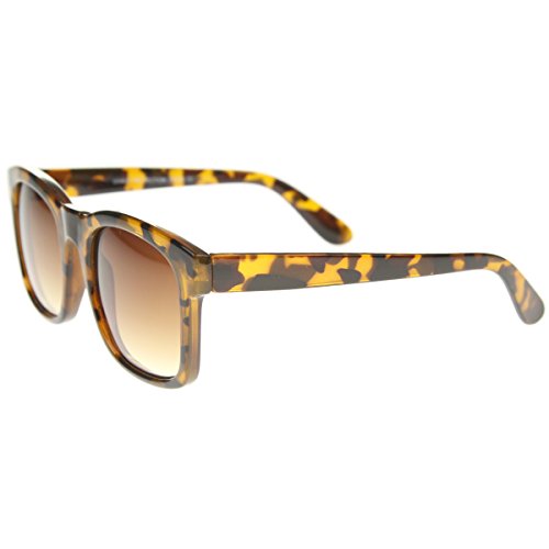 zeroUV Classic Oversized Bold Horn-Rimmed Frame Square Sunglasses 53mm3