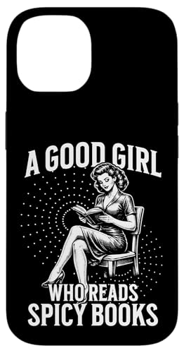 Custodia per iPhone 14 Una brava ragazza che legge un libro piccante Smut Bookworm