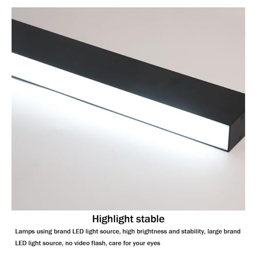 Plafonnier LED Long Télécommande Lampe Plafond Cuisine Couloir Dimmable - 3