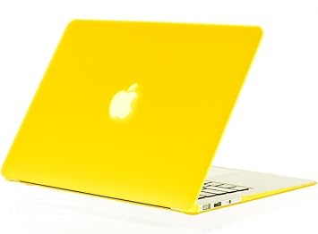 pastel yellow macbook pro case