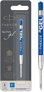 Parker Quink 2020761 Wkład do Długopisu, Niebieski, 1 Sztuka