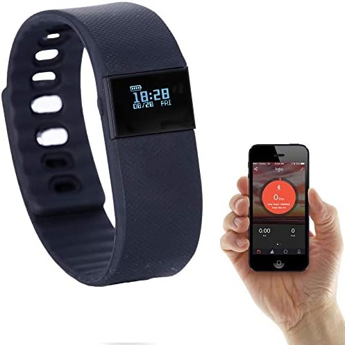 Apphealth Bluetooth Fitness Activity Bracelet Works with Apple and Android