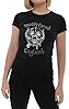 Motorhead T Shirt England Diamante Logo Official Womens Skinny Fit Black L #2