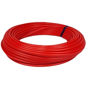 25m Polyethylenschlauch - 8/6mm (Außen-Ø/Innen-Ø) - Druckluft Pneumatikschlauch Wasserschlauch - Farbe: rot
