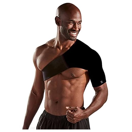 Body Helix Adjustable Shoulder Support Brace for Rotator Cuff Relief, Frozen Shoulder, Tendonitis, AC Joint Pain - Rotator Cuff Support Brace (Left, Black, Small)