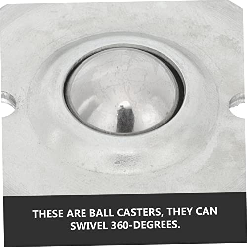 PLAFOPE 8 Peças Universal Bola Móveis Rodízios Rolamentos De Esferas Rodízios Para Cadeira De Escrit