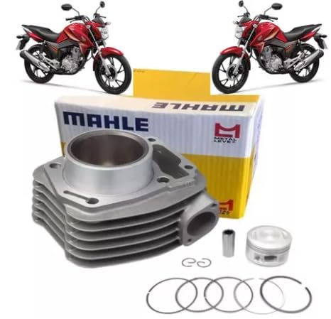 Combo Cilindro Motor Metal Leve Cg Titan Fan e Nxr Bros 160 2014 a 2024 Original e Graxa