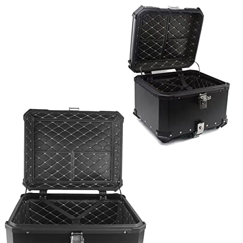 Maletero Superior para Motocicleta de Aleación de Aluminio iproods HH65, 55L, Negro miniatura 4