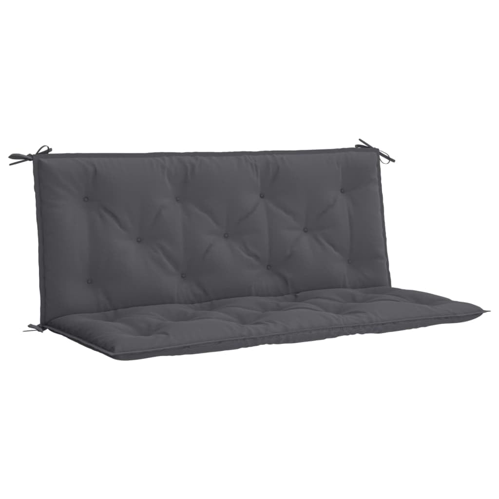 vidaXL Cuscino per dondolo in tessuto grigio antracite 120 cm