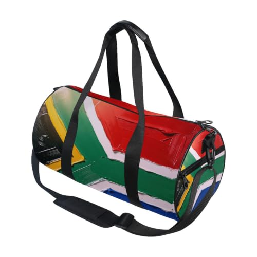 Bolsa de gimnasio ligera para hombre y mujer con bolsillo interior y diseño de Sudáfrica