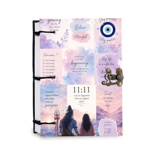 Image of Shiv 11:11 Diary Notebook 7x5 Inch 160 Pages Unruled Journal for Writing