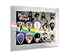 We Love Guitars Pink Floyd Classic Recordings Ungerahmte Gitarren Pick Display Plektren