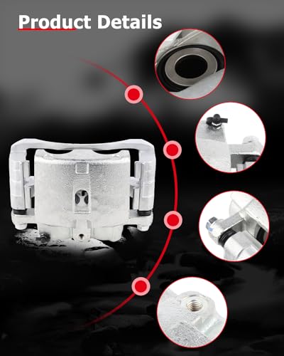 Image of cciyu 18-B4728 Front Right /Rear Left Brake Caliper Assembly w /Bracket For Cadillac 2002-2006,For Chevy 1999-2013,For GMC 1999-2013,For Hummer 2003-2009