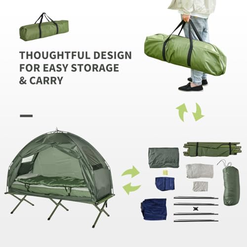 Carpa plegable para camping y senderismo para 1 persona miniatura 4