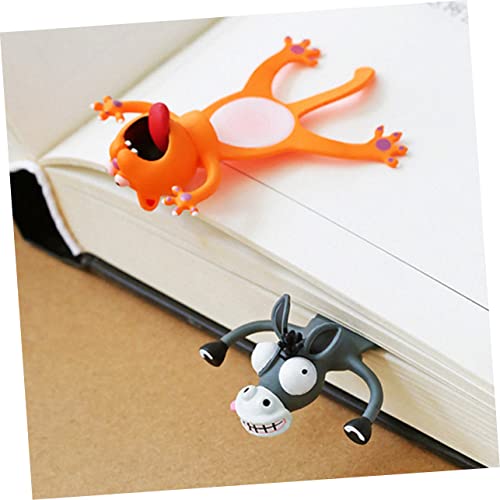 Marque pages animaux originaux en PVC pour étudiants | Pack de 2 Uonlytech