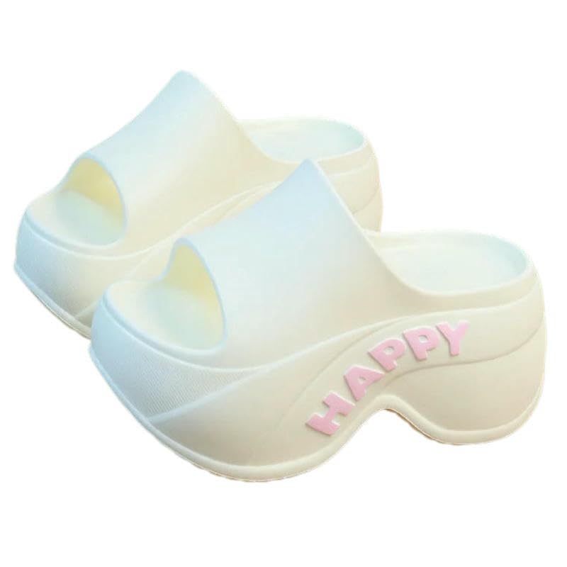Mules à bout ouvert pour femme avec sabots sandales à plateforme de 7,5cm