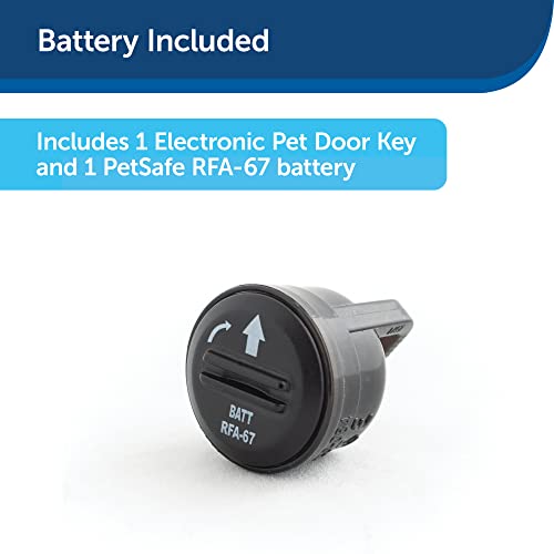 PetSafe SmartKey Elektronischer Schlüssel für Hunde und Katzen Halsbänder - Kompatibel mit Elektronischer SmartDoor Haustiertür, Wasserdichtes Design