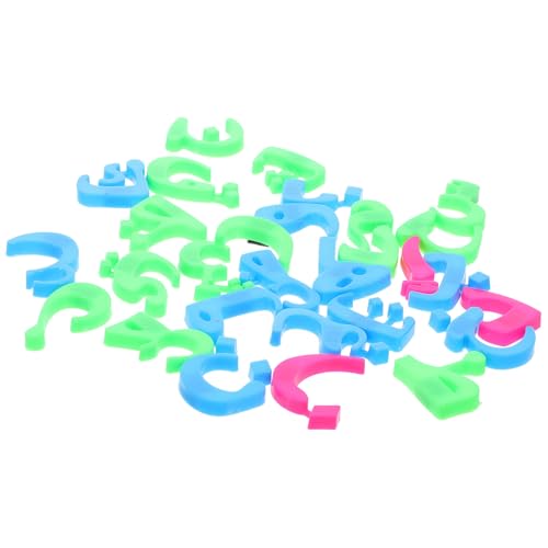 ZUNOXAZ 2 Set Adesivo Alfabeto Giocattoli Di Apprendimento Dell'alfabeto Adesivo Con Lettera Adesivi Con Alfabeto Colore Casuale