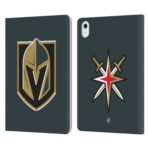 Étui en cuir Vegas Golden Knights de luxe compatible Apple iPad Air 11 pouces