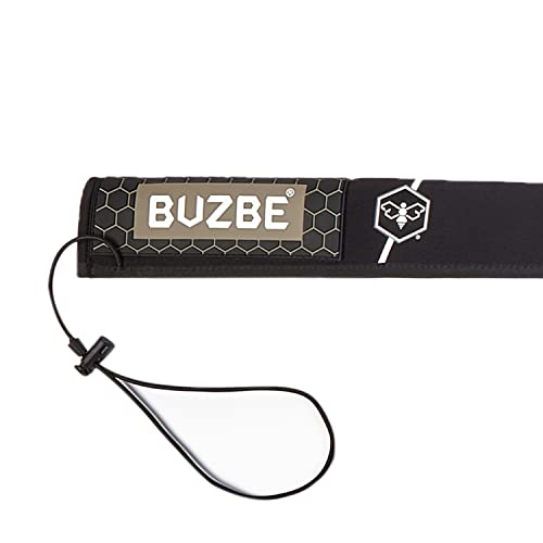 Buzbe Casting Quik-Shield Rod Cover, Fishing Rod Sleeve, Rod Sock, Neoprene Rod Cover, Casting Rod Cover, Black #TOP2