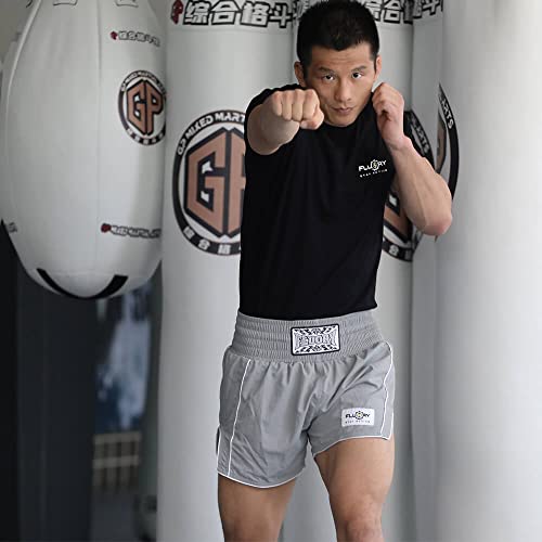 Short de boxe Muay Thai en nylon fluide pr&eacute;venant les irritations