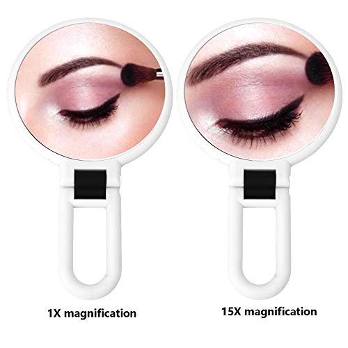 (62 OFF Deal) KOOLORBS 10X Magnifying Makeup Mirror with 3 Lightings, FULL Rotation, Powerful