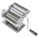 Produktbild LVJ Nudelmaschine Manuell Pasta Maker Pasta-Maschine, Edelstahl, für Spaghetti, Fettucine, Lasagne, 9 Teigstufen, 19x20x15 cm