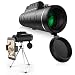 Monocular Telescope CE Optics 40x60 - High Powered BAK4 Prism Phone Scope with Smartphone Tripod and Mount Adapter, Perfect for Adults, Birdwatching, Hiking, Wildlife, Concerts