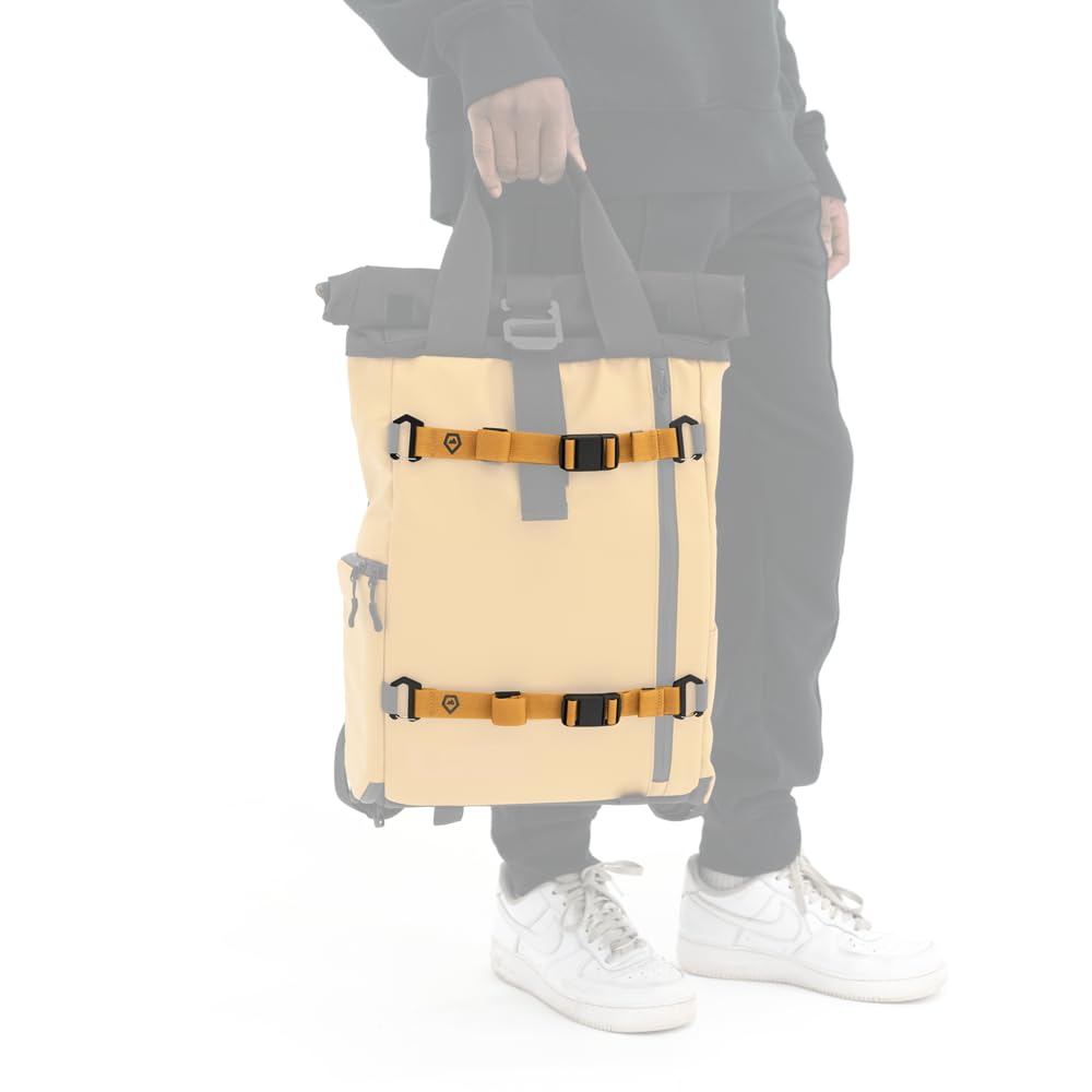 WANDRD Premium Accessory Strap - Travel Backpack Attachment - Pack of 2 (Black)