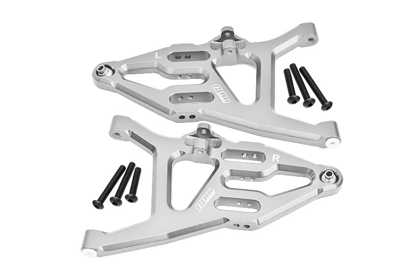GPM Aluminum Front Lower Suspension Arms For Traxxas UDR 4X4 (#85076-4) - 1 Pair, Green - View #9