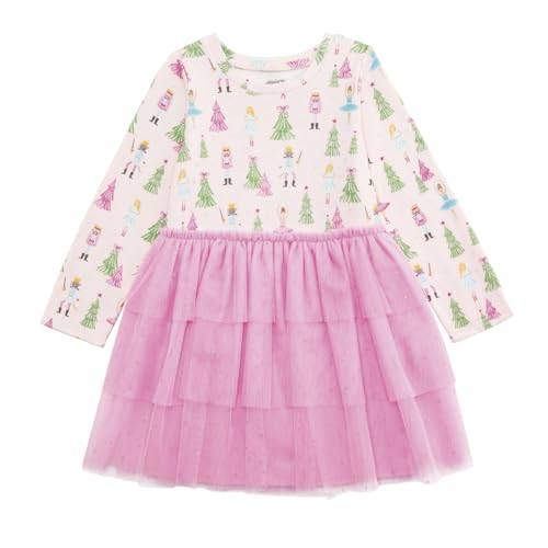Mud Pie Kids Christmas Nutcracker Print Tutu Dress