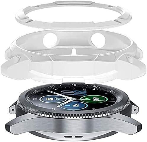 Case Compatible with Samsung Galaxy Watch 4 Classic 42mm 46mm Case Frame PC Protective Cover with Rotatable Bezel Ring for Galaxy Watch 4 Classic Smartwatch Band Accessories (42MM, 5Colors)