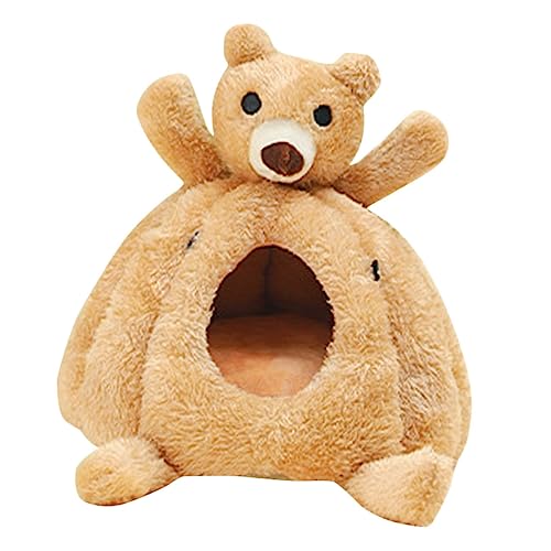 Kisangel Maison De Hamster Confortable Nid Chinchilla Douillet pour Hiver Fournitures pour Rongeurs