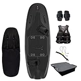 QQCHGOL Tabla de Surf eléctrica de Alta Velocidad de 12/15 kW, Tabla de hidroala de Grado competitivo (White)