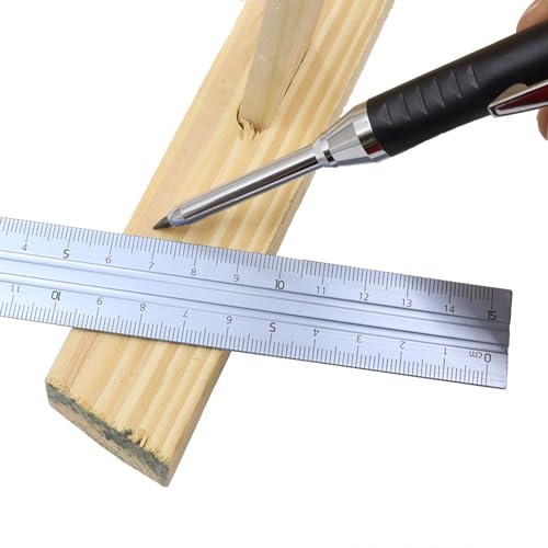 TuTuYa 48 refis de lápis, refil de lápis de carpinteiros à prova d'água de 2,8 mm, refil de grafite