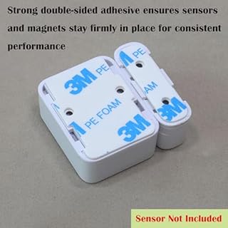 ONTEN Replacement Adhesive Tape Compatible with SimpliSafe Entry Sensor – 32 Pre-Cut Double-Sided Pads – Easy Install, Strong Hold for Sensors & Magnets – Pack of 16 Sensor Pads & 16 Magnet Pads