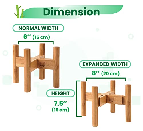 Dog Feeder Bowl Stand for Small to Medium Dogs - Adjustable Width Fits 6 to 8 Inches Bowls, Holder for Raised Elevated… - Image 7