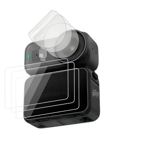 For DJI osmo Nano用 保護フィルム ガラスフィルム 【vaele】?硬度9H越え 対応 超薄型 耐衝撃 指紋防止 気泡防止 撥水撥油 貼り付け簡単 液晶保護 超薄飛散防止 高感度 DJI osmo Nanoフィルム ガラスフィルム【3+3枚
