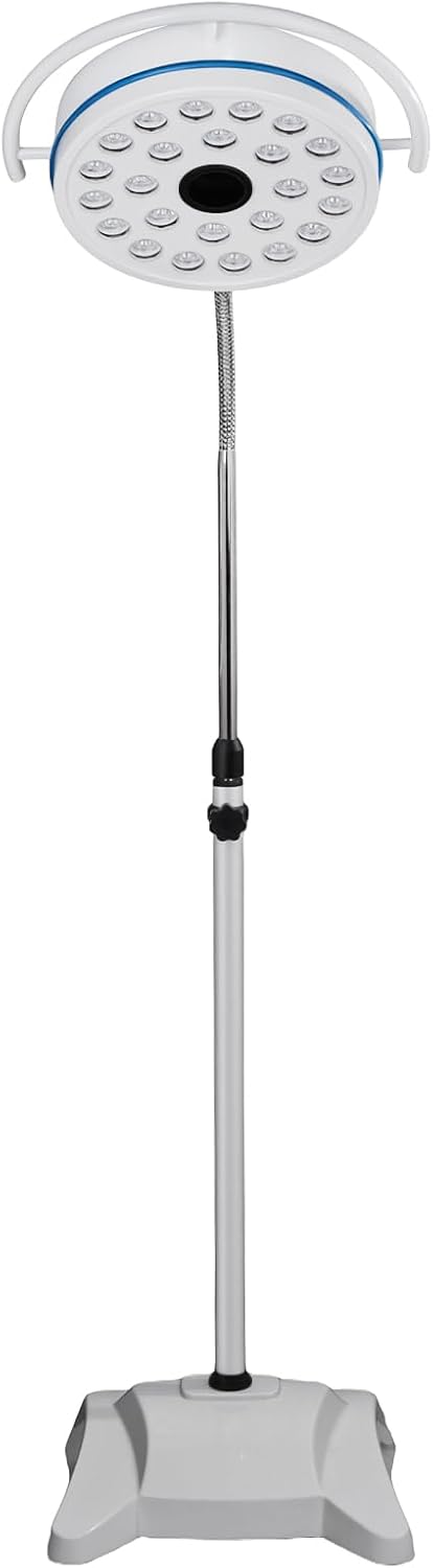 24 Holes 72W Dental Shadowless LED Operating Light Mobile Surgical Lighting Lamp Adjustable Height and Brightness LD-Z200-24C