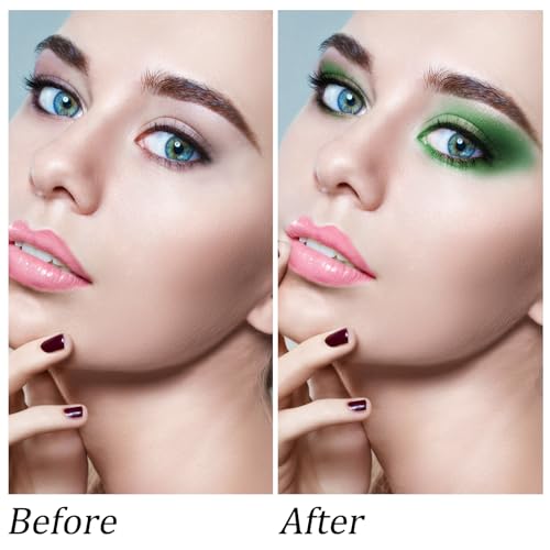 Boobeen Green Smoky Eyeshadow Palette, 9 Colors Eye Shadow Powder for Women, Matte Glitter Eyeshadow Makeup with Long Lasting Color - Image 4