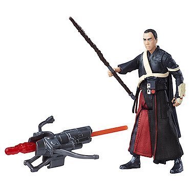 Preisvergleich Produktbild Star Wars Rogue One Chirrut Imwe 1 Bewegliche Figur 9 cm + Zubehör