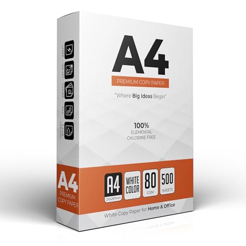 Roe Tenpo A4 Printer Paper, 80gsm, 500 Sheets