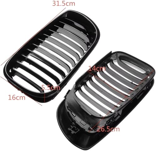Parrilla delantera de riñón estilo carreras para cambiar el parachoques de tu Serie 3 E46 3