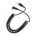 Produktbild Lightning Kabel Kurz Spiralkabel | Apple MFI Zertifiziert+ Data Sync | Lightning Kabel 90 Grad Für Carplay | Lightning Kabel Winkel 2.4A Abgewinkeltes Ladekabel Für iPhone 13 12 11 8 7 Pro X Max Plus
