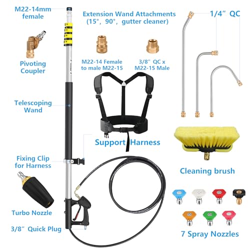 ExtraFein 24ft Durable Extension Wand